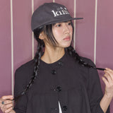 logo button cap black
