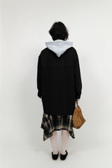 Single collar utility half coat (2color)