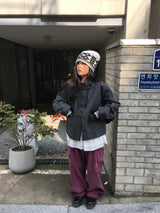 コーデュロイピンタックカーゴパンツ (3color)