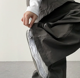 ログバンディングレイヤードポケットスカートパンツ