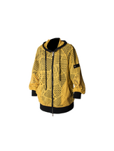 RELABEL Time Element (Decay) Woven and Dyed Spider Web Cloak for Skinny Ninja Sleeve Hollow Hoodie