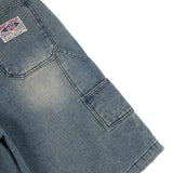 No.1227 patch denim bermuda SHORTS (3color)