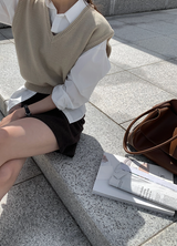 [Lè made/7,000 Sold] ルメイド ベーシック Vネック ベスト