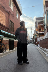 トーンズウォッシュドロングスリーブTシャツ