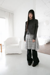 knit wool flare skirt(3colors)