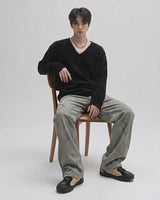 (UNISEX) ブリン V-ネックニット 26SS-012