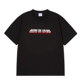 25SS 3D CARTOON LOGO SHORT SLEEVE T-SHIRT BLACK