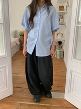 [unisex] ケントーワンタックバルーンワイドスラックス