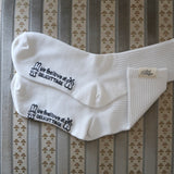 Deli and Buffle Label socks (white)