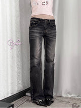 Dark Wash Flared Jeans 