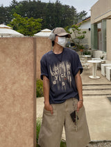 Deep Dying Double Carpenter Bermuda Pants 2C