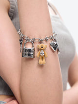 13DE MARZO Maximalist Multi-Pendant Bracelet