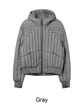 Panel crop duck down lightweight padding