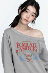26FW★アモールキャット ピグメント スウェットシャツ
