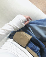 [MADE] Finger hole, square 長袖Tシャツ