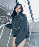 UNISEX パイピングトラックブルゾン