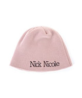NICOLE ミニマルロゴビーニー