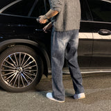 LMN Renell Pearl Washing Wide Denim Pants (2 colors)