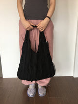 Shiri Ruffle Shopper Bag (2color)