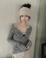 sotto wool button knit