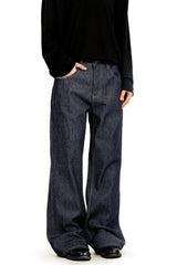 Raw Denim Flare Jeans
