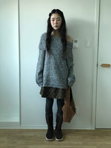 Liz Cutout Checkered Midi Skirt (2 Colors)