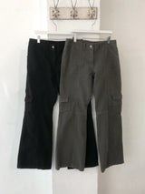 ローカーゴボタンカットパンツ