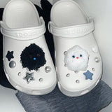 [made]fluffy monster shoes charm set 