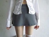 Mini skirt pants