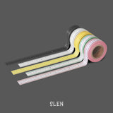アルファベットルーラー和紙テープ (5Colors)