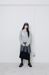 クロッシーカワイイキャップ - デニム