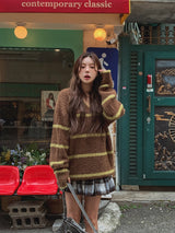 Report V-neck ST Warmer Knit