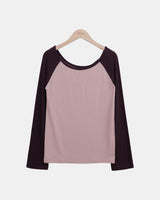 Nerd Contrast Raglan Long-Sleeve T-Shirt