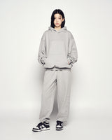 25FW ダブルラインロゴパンツ メランジ