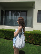 eyelet point shoulder bag