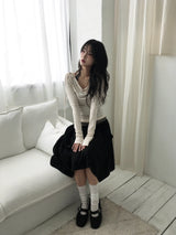 Ribbon Drape Tee
