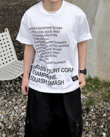 コーラルレタリングショートスリーブTシャツ