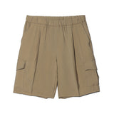 バンブーカーゴハーフパンツ / BAMBOO CARGO HALF PANTS-LIGHT BROWN