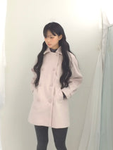 Raglan A-line coat