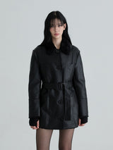 リバーシブルレザームスタン (Black)