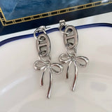 シルバーリボンピアス