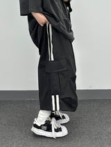 burger track cotton shorts