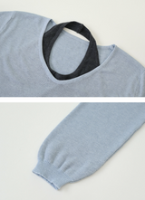 #RB ホルターネックレイヤードルーズニット (5color)