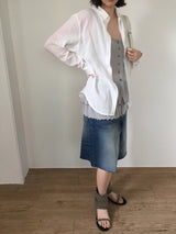 Biowashed wrinkle shirt (6color)