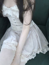 pearl corset top