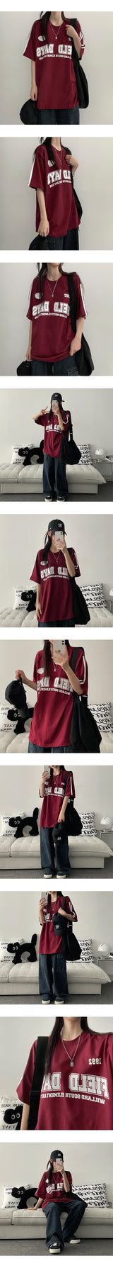 フィールドトラックオーバーフィット半袖Tシャツ