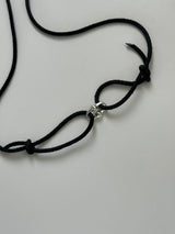 [925silver] Bold pendent suede necklace (2type)