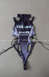 racing track bodysuit monokini