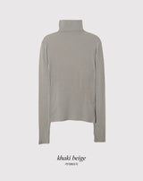 ウールテンセルタートルネックアームウォーマーTシャツ (5color)