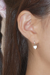 [MADE]ハートフラワーピアス (アンバランス 2ps)